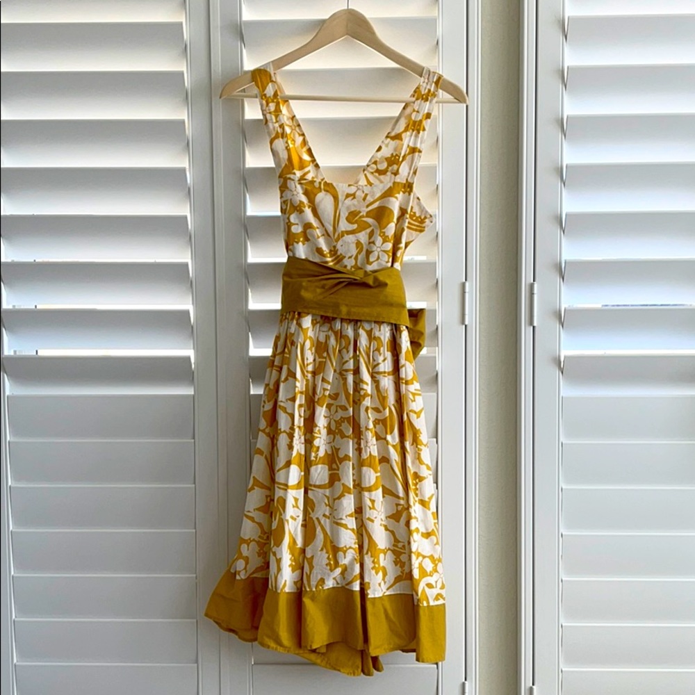 Mustard Sundress Size Small - Picture 3 of 3